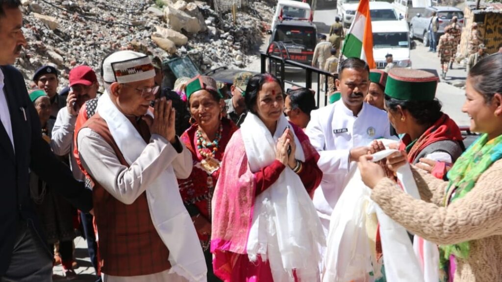 Governor Shukla visits Namgia village under Vibrant Village Programe Governor Shukla visits Namgia village under Vibrant Village Programe HIMACHAL HEADLINES