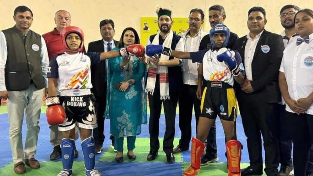 Haryana winner and Himachal runner-up in Pratham Khelo India Women Kickboxing League HIMACHAL HEADLINES