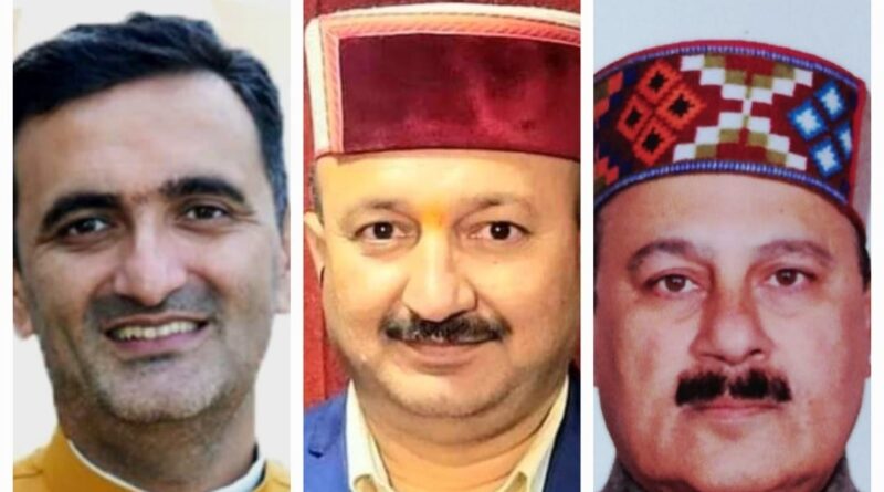 BJP's counterattack on Rohit Thakur's statement HIMACHAL HEADLINES