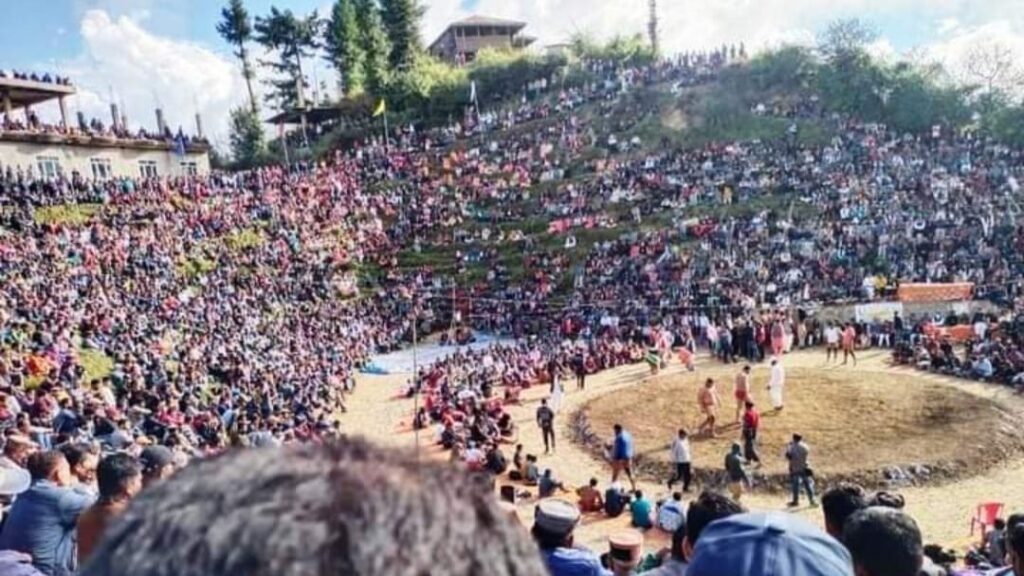 Crowd gathered to watch Talai Chhinj - Mirza Irani win's Mali for the second time HIMACHAL HEADLINES