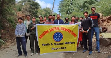 Youth started a cleanliness campaign in Baldeniya HIMACHAL HEADLINES
