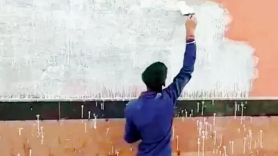 Holed up in the US, Pro Khalistani outfit indulges in stray incident of defacing a shrine wall in Himachal HIMACHAL HEADLINES
