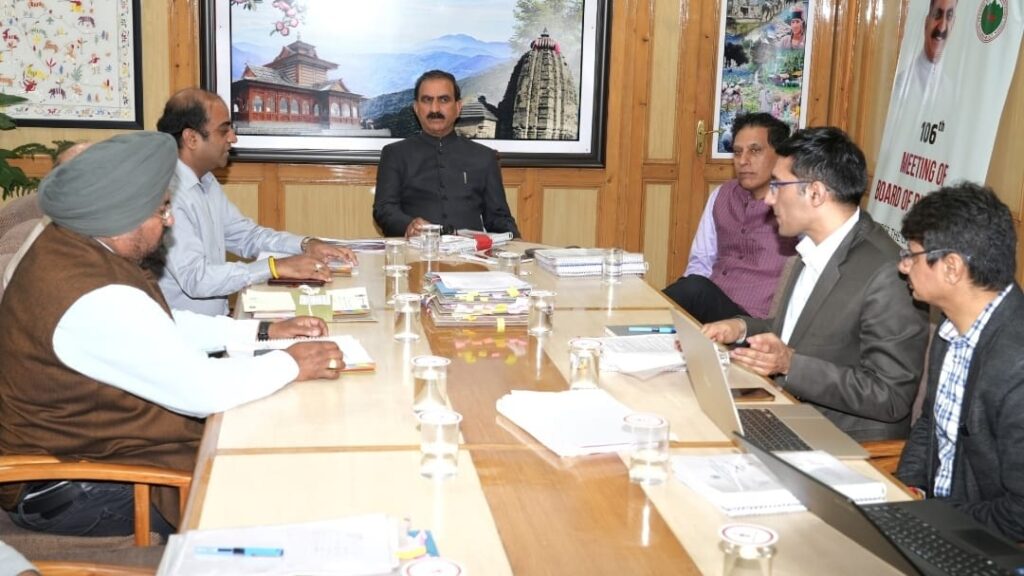 Sukhu lauds HPSEDC for improving its fiscal health & registering turnover exceeding Rs 200 crore Sukhu lauds HPSEDC for improving its fiscal health & registering turnover exceeding Rs 200 crore HIMACHAL HEADLINES