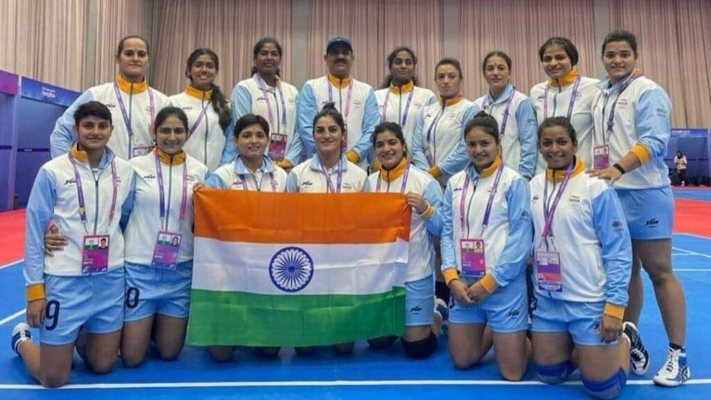 Ritu Negi of Sirmaur being congratulated on winning a gold medal in Asian Games Women's Kabaddi Ritu Negi of Sirmaur being congratulated on winning a gold medal in Asian Games Women's Kabaddi HIMACHAL HEADLINES