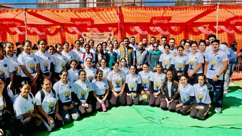 Vikramaditya Singh inaugurates inter-college women's football tournament Vikramaditya Singh inaugurates inter-college women's football tournament HIMACHAL HEADLINES