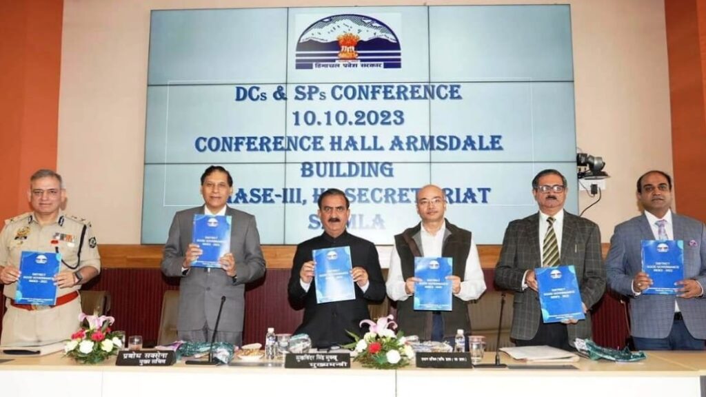 District Good Governance Index framework report 2022 released, Kangra wins first prize HIMACHAL HEADLINES