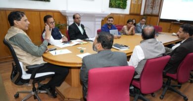 CS Prabodh Saxena stresses to develop capacity building measures to mitigate the impact of disasters HIMACHAL HEADLINES
