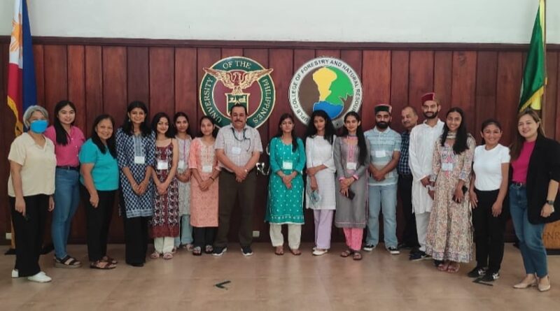 Nauni varsity students undergoing International internship in Philippines HIMACHAL HEADLINES