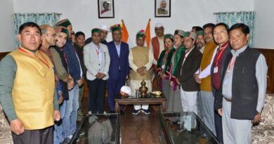 Members of the Tribal Advisory Council called upon Governor Shukla HIMACHAL HEADLINES