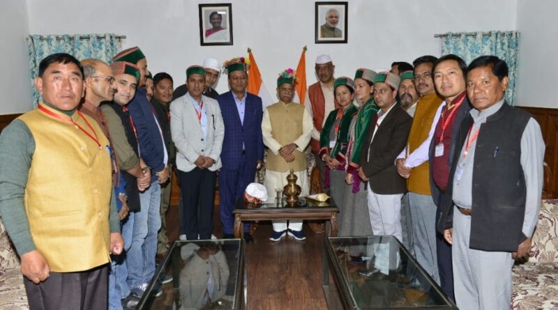 Members of the Tribal Advisory Council called upon Governor Shukla HIMACHAL HEADLINES