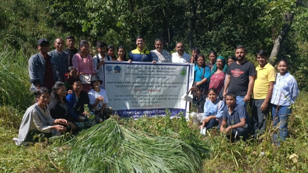 CSIR - IHBT Palampur organizes a program on technology, skill development, value addition, and marketing of aromatic crop CSIR - IHBT Palampur organizes a program on technology, skill development, value addition, and marketing of aromatic crop HIMACHAL HEADLINES