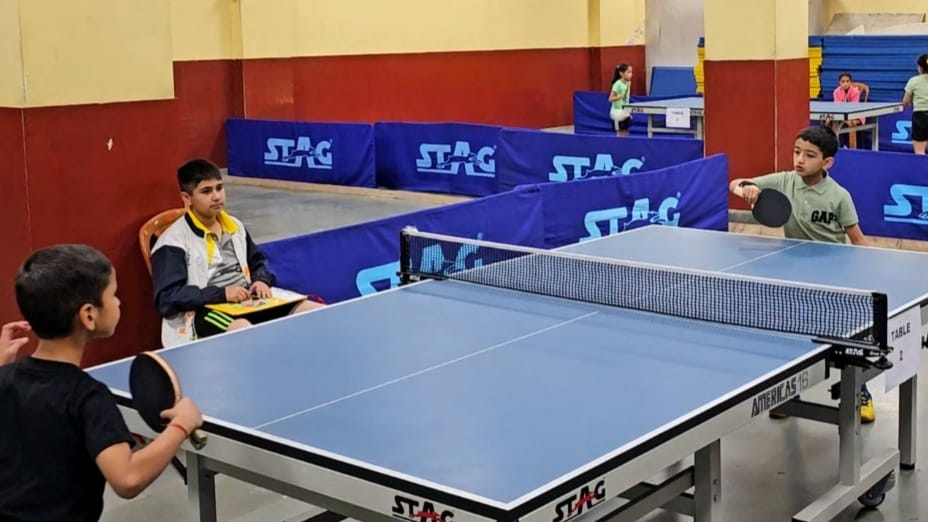 Geetanjali, Adhav, Yug, and Aratrika are champions of table tennis of district Shimla HIMACHAL HEADLINES