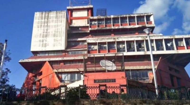 A fire broke out in the HPU Library due to a mobile tower HIMACHAL HEADLINES