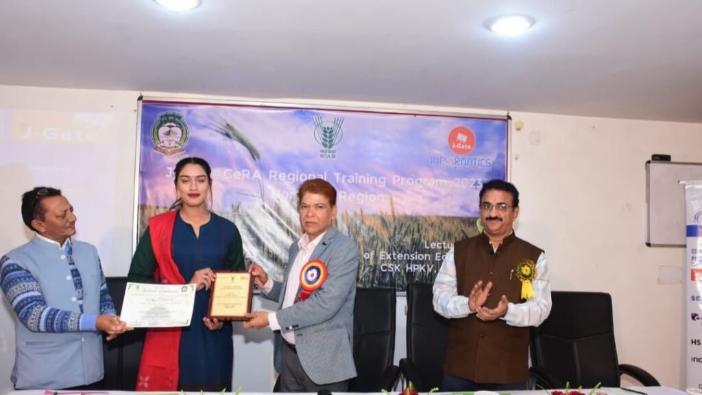 Nauni’s SNS Library bags Best Usage of CeRA award HIMACHAL HEADLINES