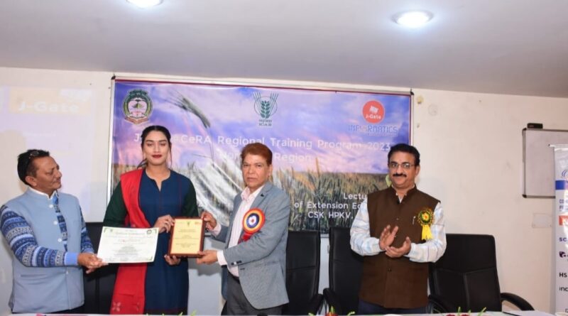Nauni’s SNS Library bags Best Usage of CeRA award HIMACHAL HEADLINES