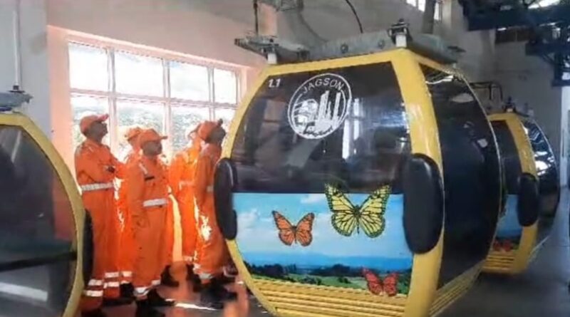 Mock drill organized for Jakhu Ropeway by NDRF Mock drill organized for Jakhu Ropeway by NDRF HIMACHAL HEADLINES
