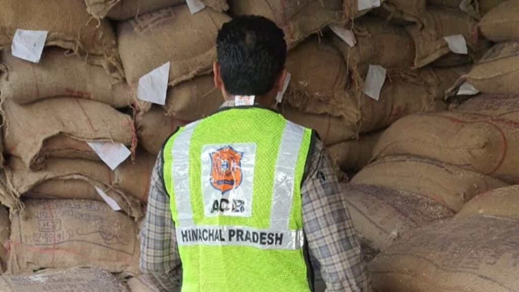 State Vigilance and Anti-corruption Bureau sleuth of Kullu recovers 850 rice bags from a shrine meant for winter stock of Pangi  HIMACHAL HEADLINES