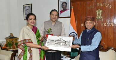 Prabodh Saxena meets Governor Shukla and extends Diwali greetings HIMACHAL HEADLINES