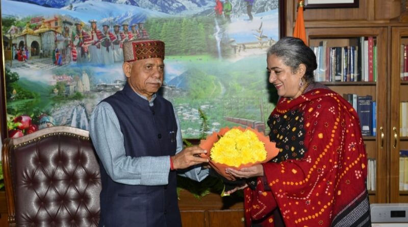 Satwant Atwal greets Governor Shukla on Diwali HIMACHAL HEADLINES