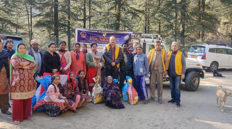 Lions Club Shimla Extends Support to Needy Residents with Rashan Kits Distribution Lions Club Shimla Extends Support to Needy Residents with Rashan Kits Distribution HIMACHAL HEADLINES