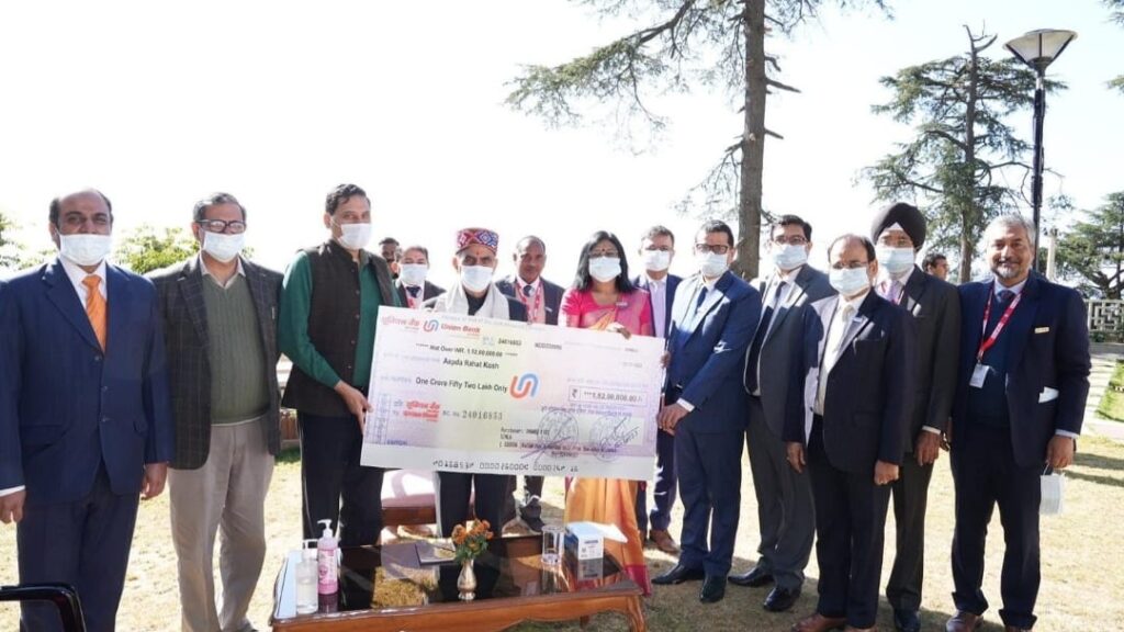 Union Bank of India donates Rs 1.52 crore towards Relief Fund HIMACHAL HEADLINES