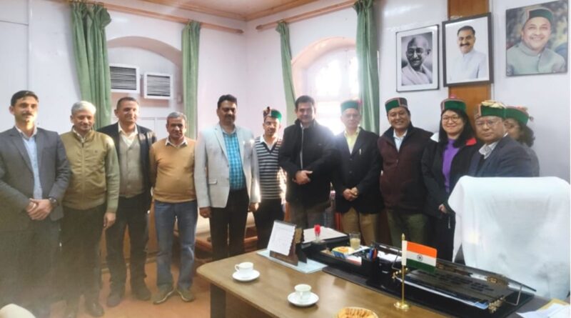 Asian Development Mission call on Horticulture Minister Jagat Singh Negi HIMACHAL HEADLINES
