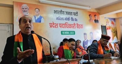 BJP will mention the failures of the present Congress government at every intersection: Jairam HIMACHAL HEADLINES