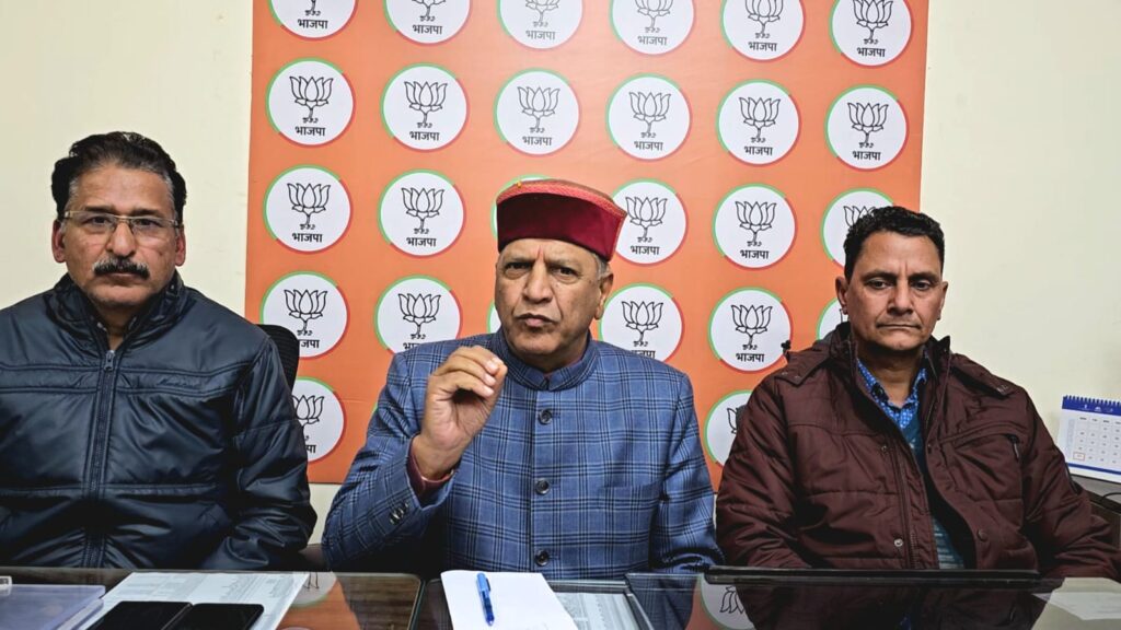 Developed India Sankalp Yatra in Himachal from 25th November: Bindal Developed India Sankalp Yatra in Himachal from 25th November: Bindal HIMACHAL HEADLINES