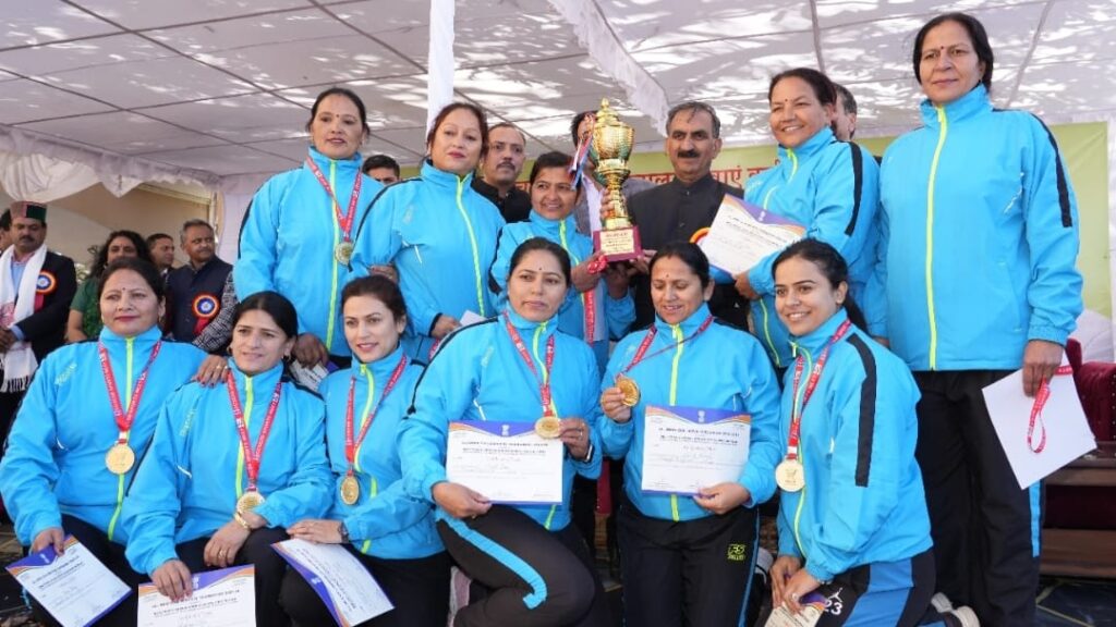 CM Sukhu honors women's Kabaddi team HIMACHAL HEADLINES