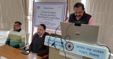 Valedictory ceremony of 3 days seminar on “75 Years on Indian Economy and Polity- Way forward in Amrit Kaal” HIMACHAL HEADLINES