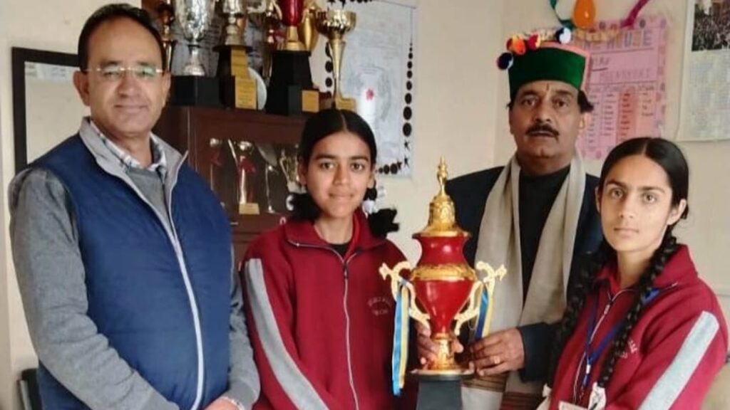 Palak and Avanshika stood first in reciting Sanskrit verses Palak and Avanshika stood first in reciting Sanskrit verses HIMACHAL HEADLINES