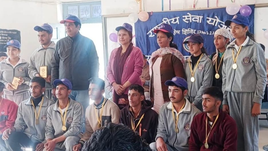 Sujal and Tanu got the title of best volunteer at NSS Camp Sujal and Tanu got the title of best volunteer at NSS Camp HIMACHAL HEADLINES