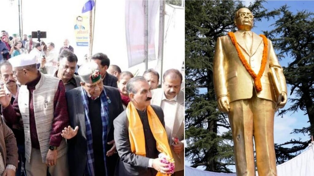 Sukhu pays floral tributes to Dr. B.R. Ambedkar on Constitution Day Sukhu pays floral tributes to Dr. B.R. Ambedkar on Constitution Day HIMACHAL HEADLINES