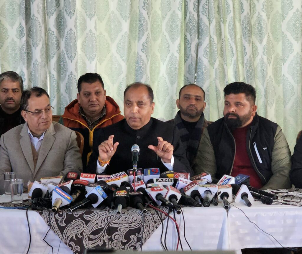 Money from scam in Chhattisgarh was used in Himachal elections, subject of investigation: Jairam HIMACHAL HEADLINES