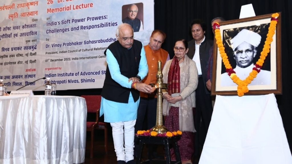 Dr. Vinay Prabhakar Sahasrabuddhe, President, ICCR, New Delhi delivered 26th RKML Dr. Vinay Prabhakar Sahasrabuddhe, President, ICCR, New Delhi delivered 26th RKML HIMACHAL HEADLINES