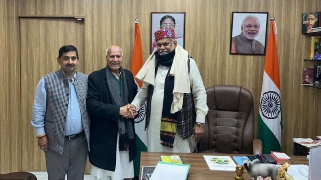 Agriculture Minister Chander Kumar met Union Minister Parshottam Rupala HIMACHAL HEADLINES
