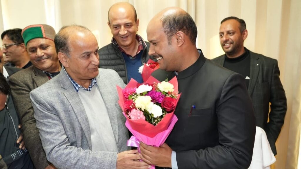 Yadvindra Goma assumes charge at the Secretariat HIMACHAL HEADLINES