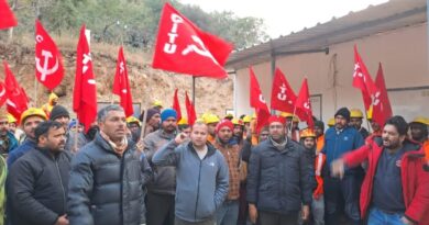 Hydropower project workers are up in arms against the management HIMACHAL HEADLINES