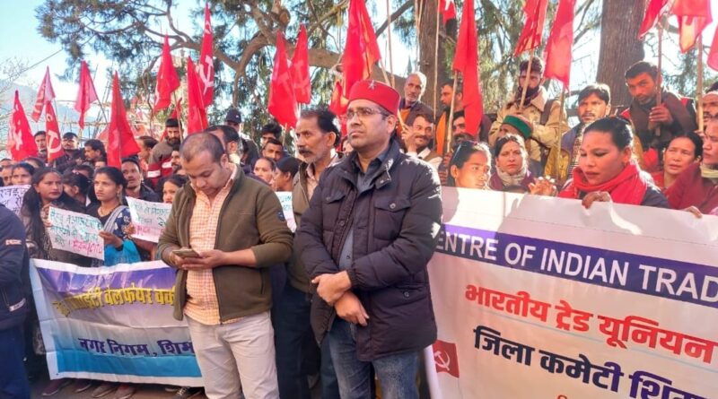 Saheb workers should be declared regular employees: Vijendra Mehra Saheb workers should be declared regular employees: Vijendra Mehra HIMACHAL HEADLINES