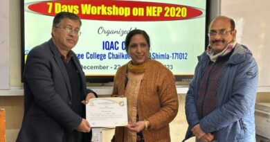 Workshop on National Education Policy-2020 concluded in Degree College Koti HIMACHAL HEADLINES