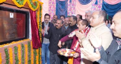 CM Sukhu dedicates Rs. 47.36 crore Sanjauli-Dhalli tunnel  HIMACHAL HEADLINES