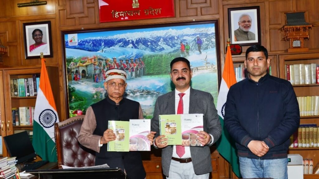 Governor Shukla released book titled “Honey – A Miraculous Product of Nature” Governor Shukla released book titled “Honey – A Miraculous Product of Nature” HIMACHAL HEADLINES