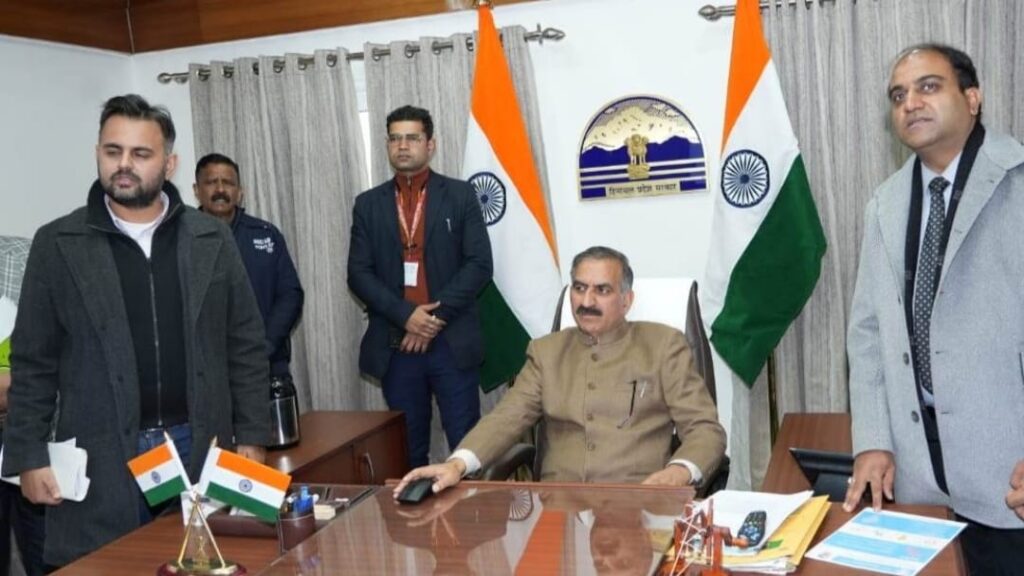 Sukhu launches Report Management and Meeting Management portal for efficient governance HIMACHAL HEADLINES