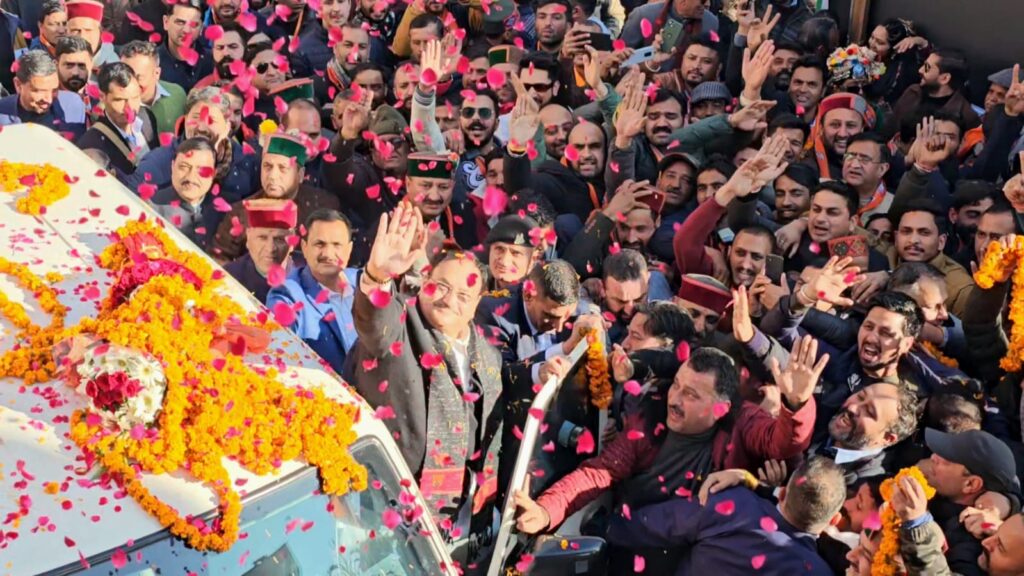 Nadda enumerated the achievements of the Center HIMACHAL HEADLINES