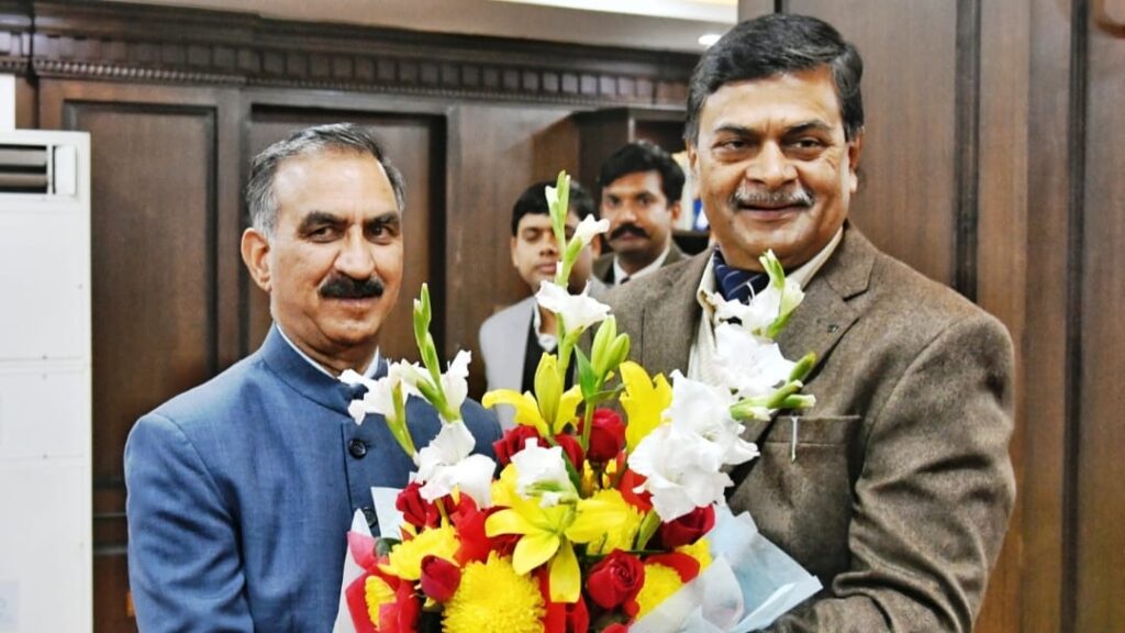 Sukhu met Union Minister of Power, Minister agreed to review the matter of royalty in power projects HIMACHAL HEADLINES