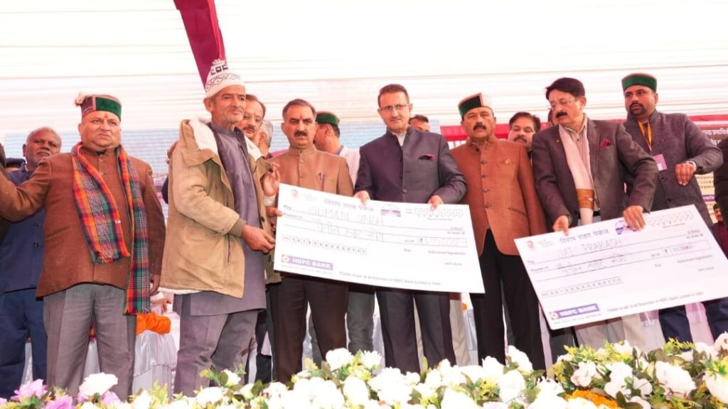 Sukhu announces Sops for Sirmaur, Rs. 9.88 Cr distributed for rehabilitation of 1388 disaster-affected families HIMACHAL HEADLINES