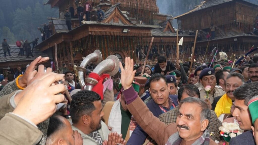 Sukhu stressed preservation of  rich religious traditions, participated in 3-day Shant being held after 36 years in Rohru HIMACHAL HEADLINES