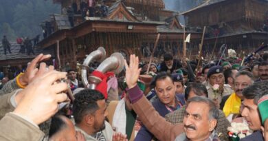 Sukhu stressed preservation of  rich religious traditions, participated in 3-day Shant being held after 36 years in Rohru HIMACHAL HEADLINES