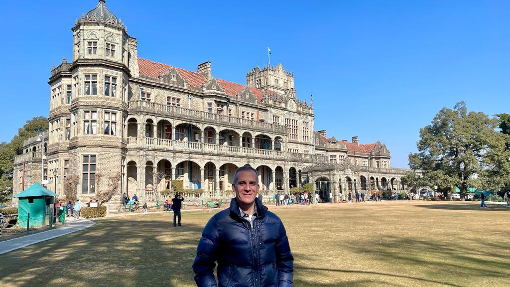 US ambassador Eric Garcetti visits Indian Institute of Advanced Study HIMACHAL HEADLINES