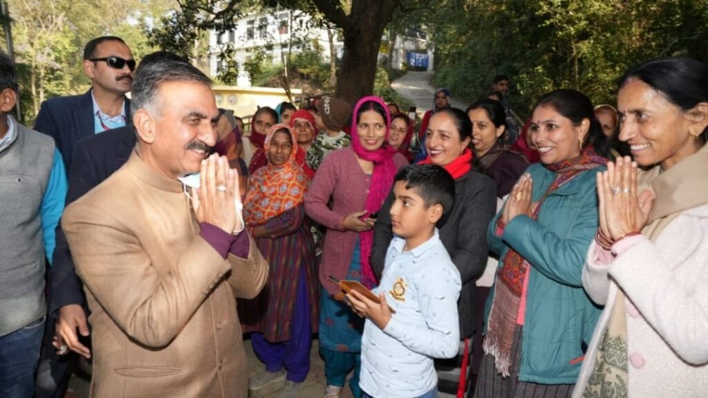 Sukhu presides over 'Sarkar Gaon Ke Dwar' in Nadaun Assembly segment  HIMACHAL HEADLINES